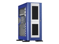 CX-04 Series Blue Tower Window Case with USB/Firewire Audio Port