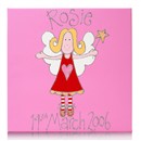 Childrens Personalised Name Canvas - Small Fairy