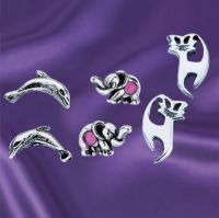 Childrens Silver Animal Earrings