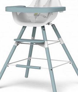 Childwood Evolu transforming high chair - white/jade `One