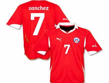 Chile Puma 2011-12 Chile Puma Home Shirt (Sanchez 7)