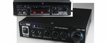 ChiliTec 100 watt stereo amplifier compact MP3 Control RCA Stereo CTA-100
