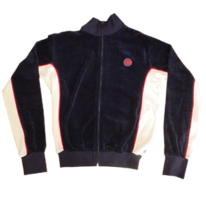 Chillipepper Velour Zip Through Top