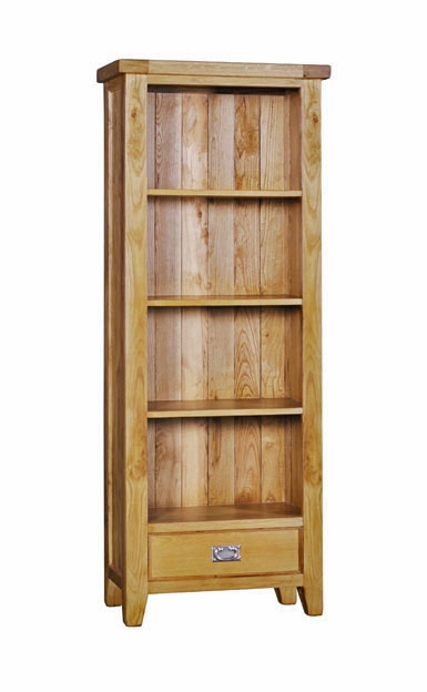 Chiltern Oak Medium Bookcase with Drawer