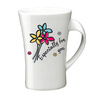 China Latte Mug Small Flower