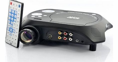 China OEM Generic LED Multimedia Projector with DVD Player - 480x320, 20 Lumens, 100:1 DHL Shipping