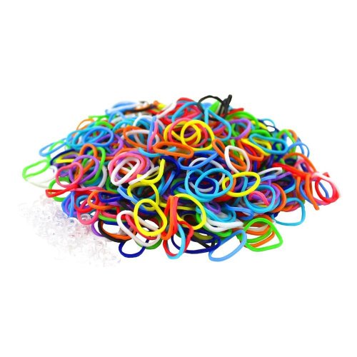 Chinaoutlet 3000 Colourful LOOM BANDS & 125 Clips!