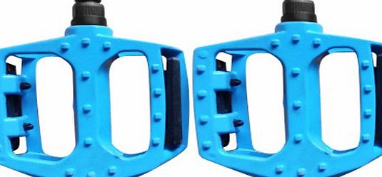 chinkyboo Smallwise Trading 3 Colors High Quality Alloy Platform Pedals Mountain Bike BMX Cycle Anti-Slip Pedals