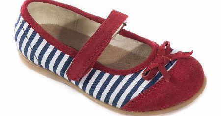 CHIPMUNKS Colorado Red Suede Ballerina