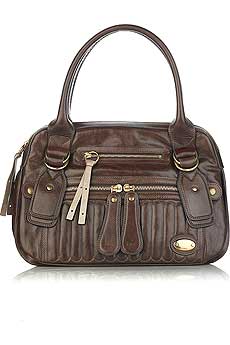 Chloandeacute; Bay small leather tote