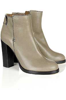 Chloandeacute; Contrast stitched boots