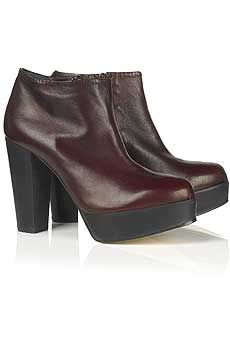 Leather ankle boots