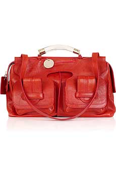 Chloandeacute; Saskia leather tote