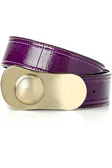 Chloandeacute; Sue leather belt