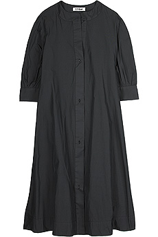 Twill taffeta coat dress