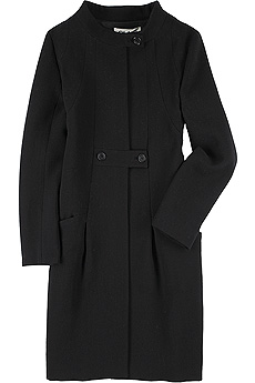 Chloandeacute; Wool trapeze coat