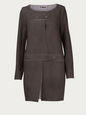 CHLOE COATS GREY 38 CHL-S-7ACM10