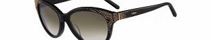 Chloe Ladies Black CE627S Sunglasses