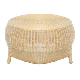 chloe Round Coffee Table - Golden Teak