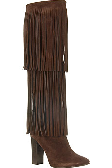 Chloe Suede tassle boots