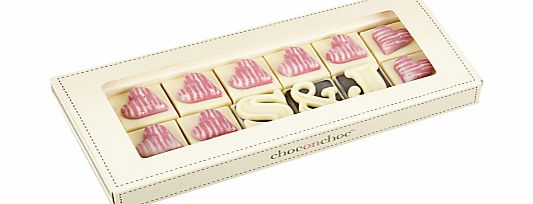 Choc on Choc Personalised White Chocolate Box,