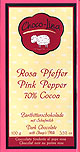 Pink Pepper, Dark chocolate bar