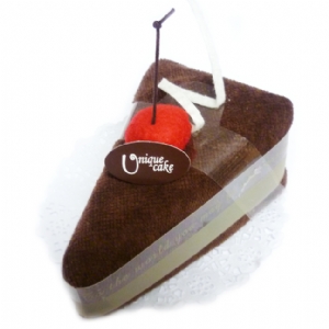 Chocolate Cake Towel - Brown Wash Cloth