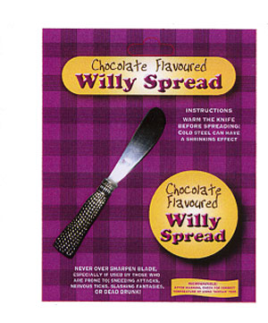Chocolate Flavoured Willy Spread