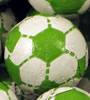 Chocolate Footballs - Green and White