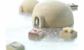 Chocolate Igloo With Penguins