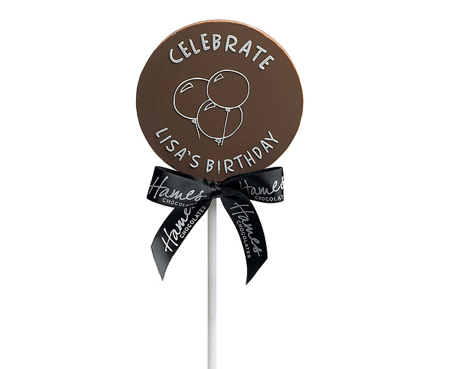 Chocolate Message Lollipops Celebrate