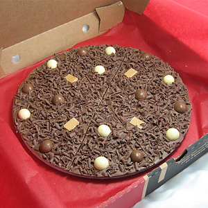 chocolate Pizza - Heavenly Honeycomb
