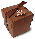 Chocolate Trading Co. Brown Cube Chocolate Box