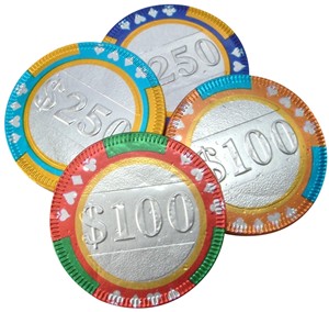 Chocolate Trading Co Chocolate casino poker chips - Bag of 20