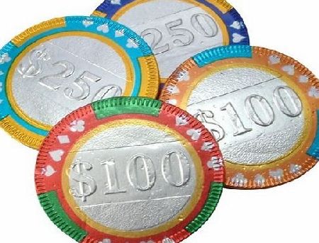 Chocolate Trading Co Chocolate casino poker chips (Bag of 75)