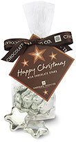 Chocolate Trading Co. Christmas stars gift bag