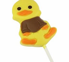 Easter chick chocolate lolly