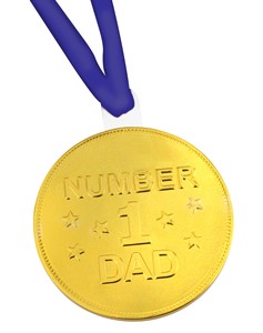 Chocolate Trading Co No.1 Dad chocolate medal