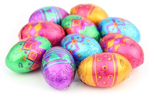 Chocolate Trading Co Patterned mini chocolate Easter eggs - Bag of 100