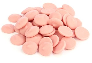 Pink chocolate chips - Small 200g bag