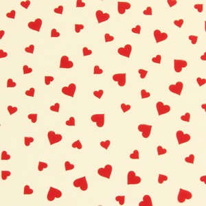 Red hearts, chocolate transfer sheets x2