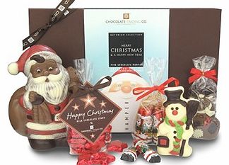 Chocolate Trading Co Santa, Christmas chocolate hamper