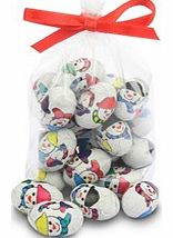 Snowmen chocolate eggs - Bag of 100