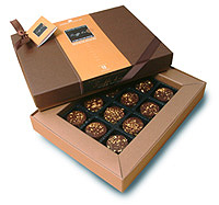 Chocolate Trading Co. Superior Selection, 22 carat Gold Chocolate Box