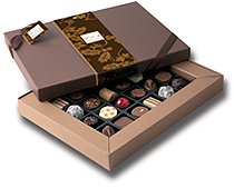 Chocolate Trading Co. Superior Selection, Seasons Greetings, 24 Assorted Box