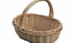 Choice Baskets Childs Wicker Oval Shopping Easter Basket