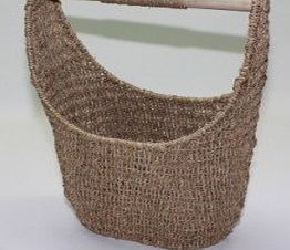 Choice Baskets Seagrass Shaped Basket/Toilet Roll Holder Sml