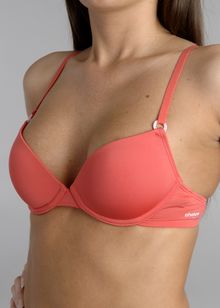 Solid Nylon Lycra and Hardware push up bra