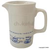 White Ceramic Breakfast Time Milk Jug 16cm