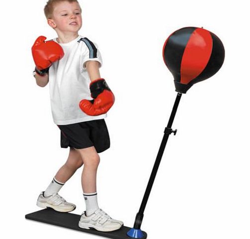 Brand NEW 80 - 120CM FREE STANDING KIDS ADJUSTABLE TRAINING BOXING PUNCH BALL amp; GLOVES